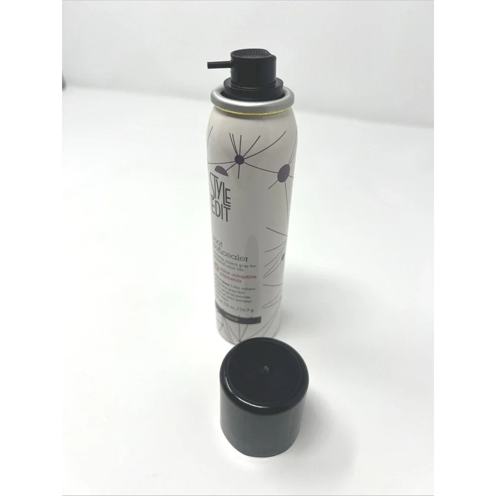 Luxury Root Concealer Spray - Instant Grey Coverage, Black 2 Oz for Effortles...